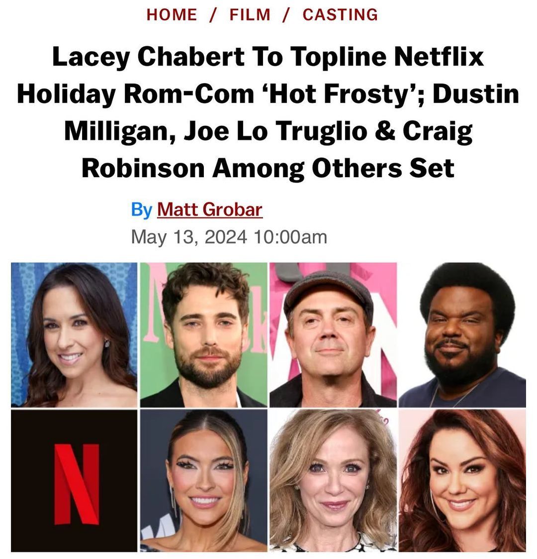 Hallmark's Lacey Chabert stars in Hot Frosty on Netflix