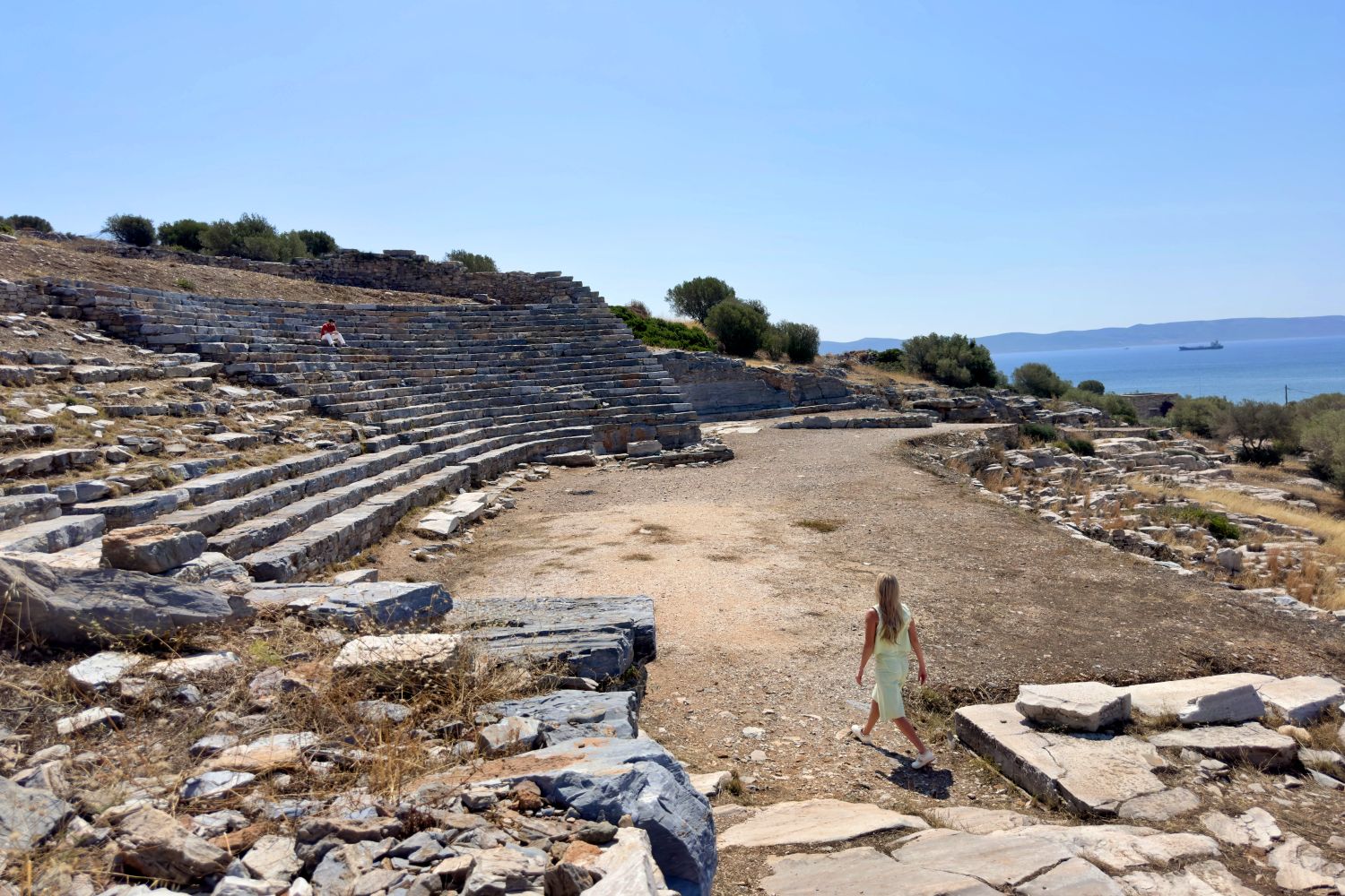 Amphitheater of Thorikos in A Greek Recipe for Romance