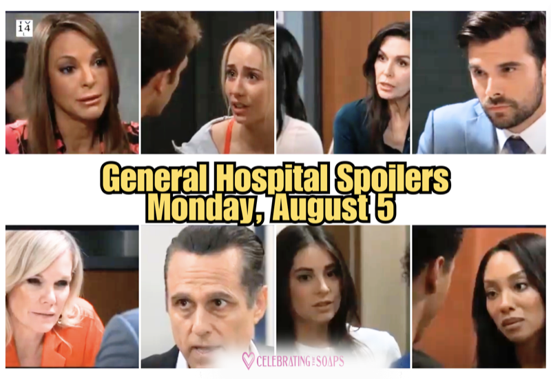 General Hospital Spoilers Monday, August 5: Josslyn Distraught, Ava Squirms, Sonny Wants Revenge, Molly Shocked