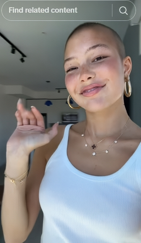 Isabella Strahan, the daughter of GMA host Michael Strahan gets her hair back - TikTok