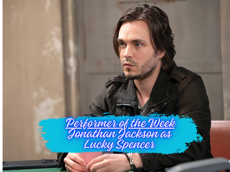 General Hospital Performer Of The Week - Jonathan Jackson As Lucky Spencer