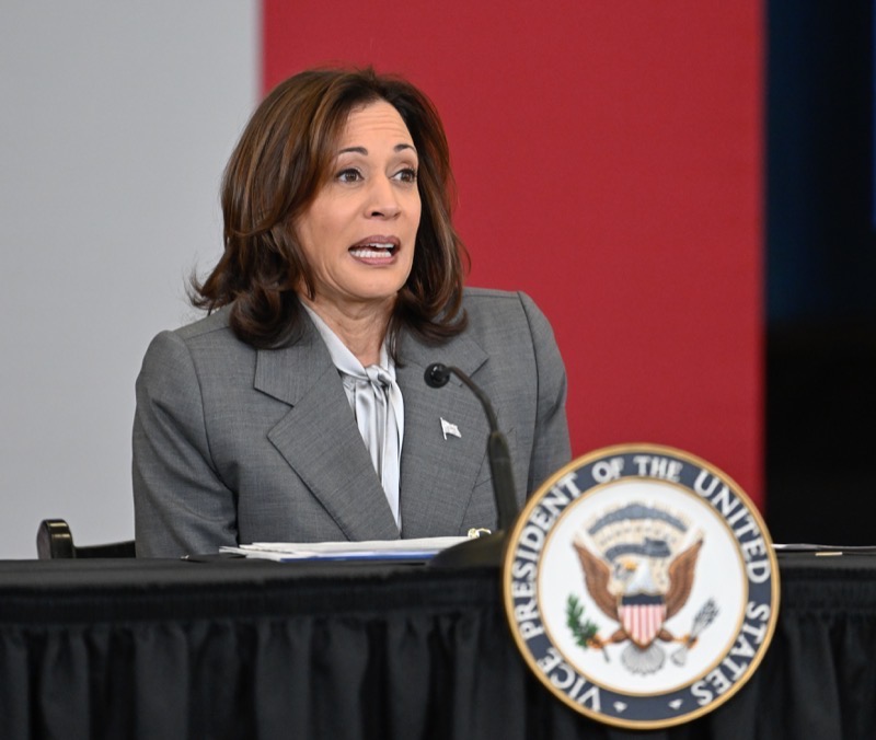 Kamala Harris Defends Joe Biden After He Calls Trump Supporters ‘Garbage’