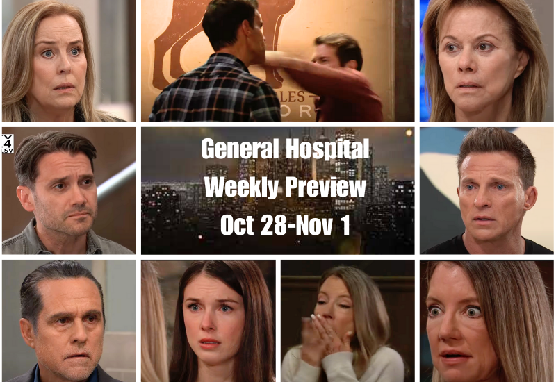 General Hospital Weekly Preview Oct 28 - Nov 1: Frantic Family, Total Devastation, Vicious Battle, Times Up