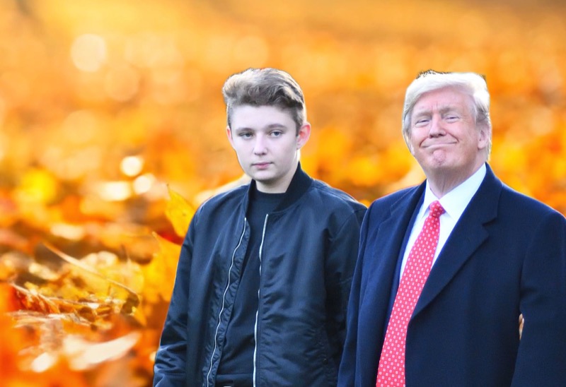 Barron Trump's Incredible Humbleness Blows Podcaster Patrick Bet David Away