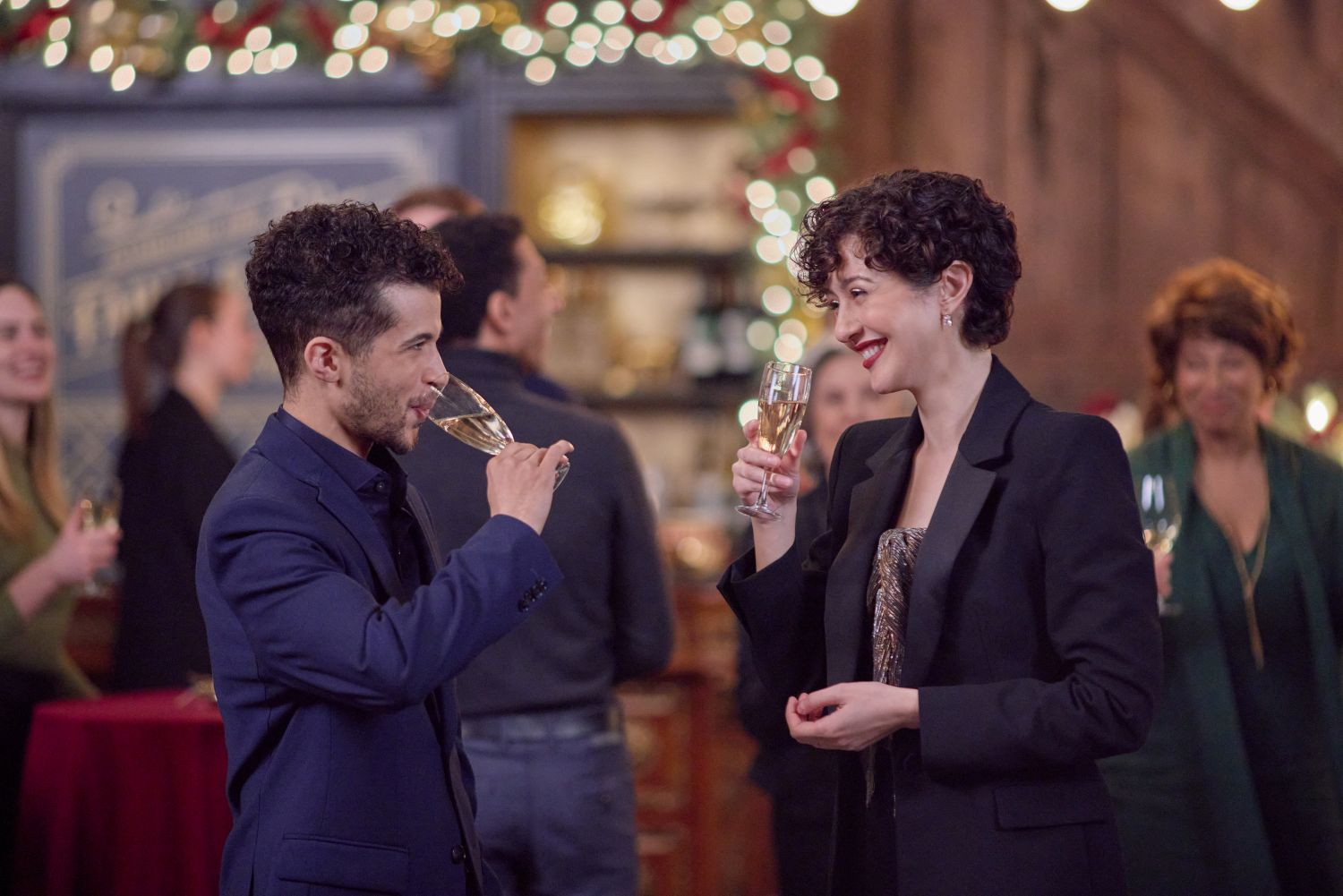 Broadway star Jordan Fisher stars in The 5-Year Christmas Party on Hallmark