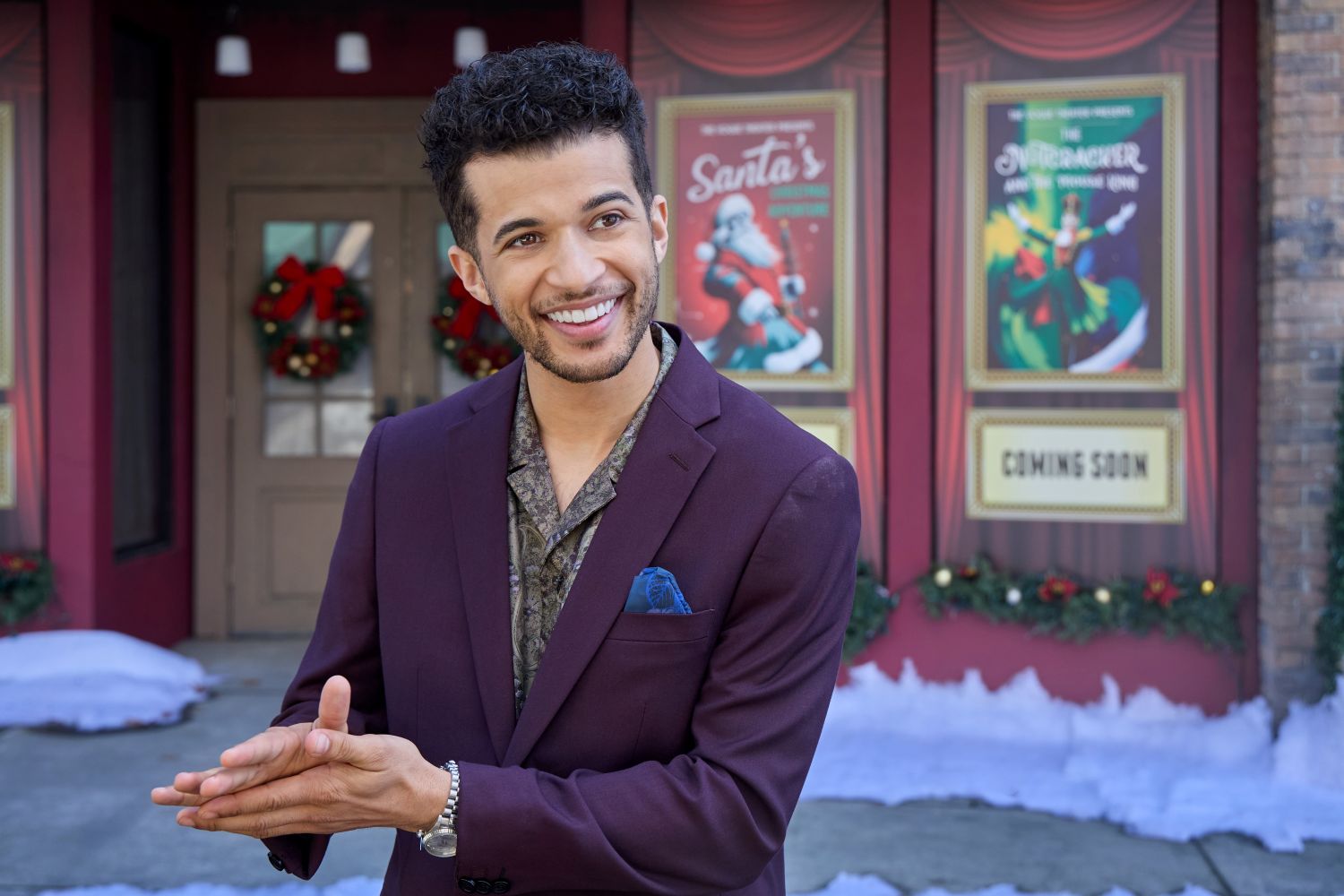 Broadway star Jordan Fisher stars in The 5-Year Christmas Party on Hallmark