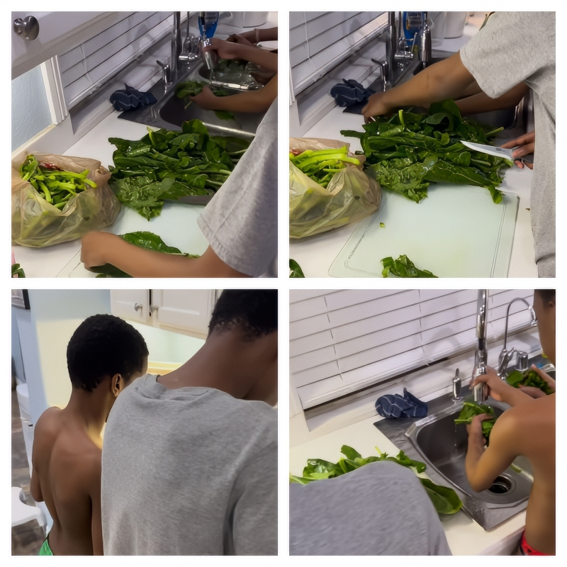 Doubling Down With the Derricos Boys Get Lessons In The Kitchen - Deon Derrico - Instagram