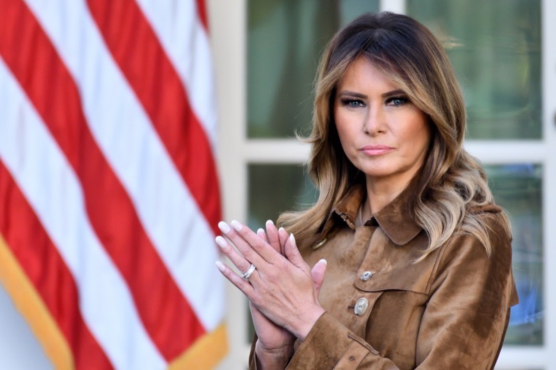 Melania Trump Praised For Being A Good Mother