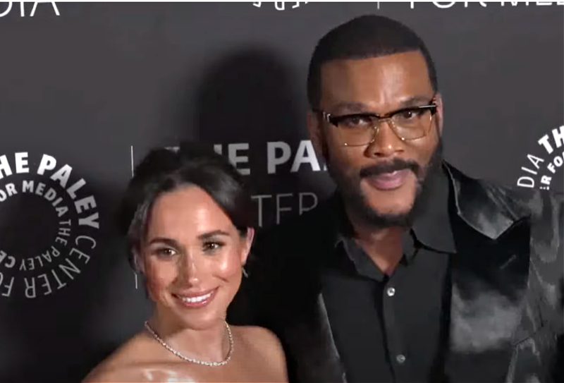 Meghan Markle Ditches Harry For Diamonds at Tyler Perry-Palooza