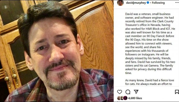 David Murphey Death Notice – Instagram