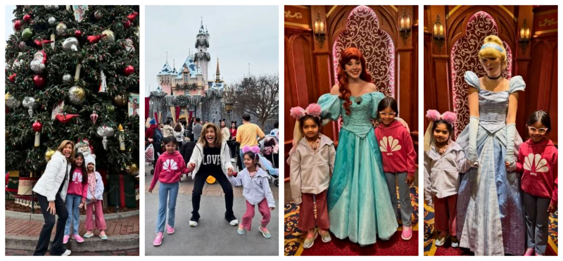 Today host and the kids - Disneyland - Hoda Kotb - Instagram