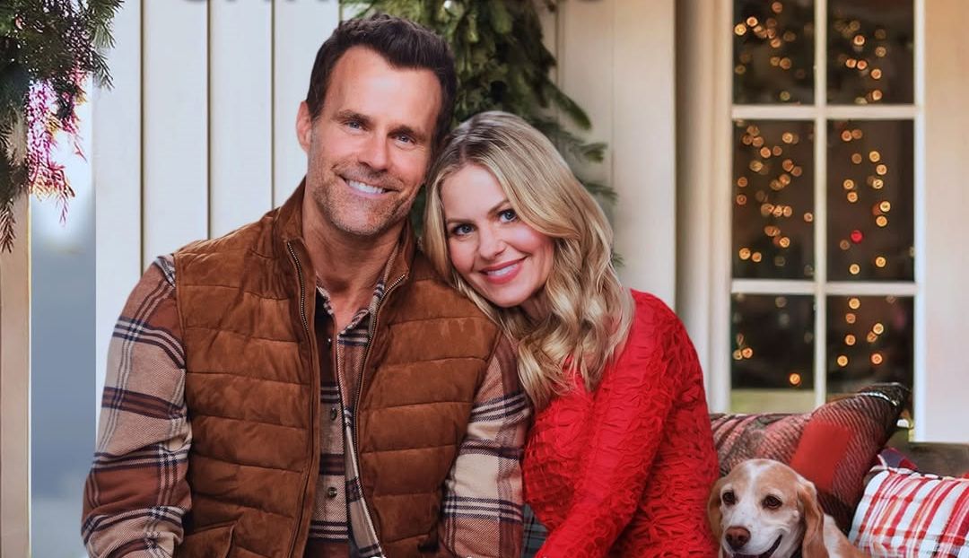 Candace Cameron Bure & Cameron Mathison in Home Sweet Christmas on Great American Family