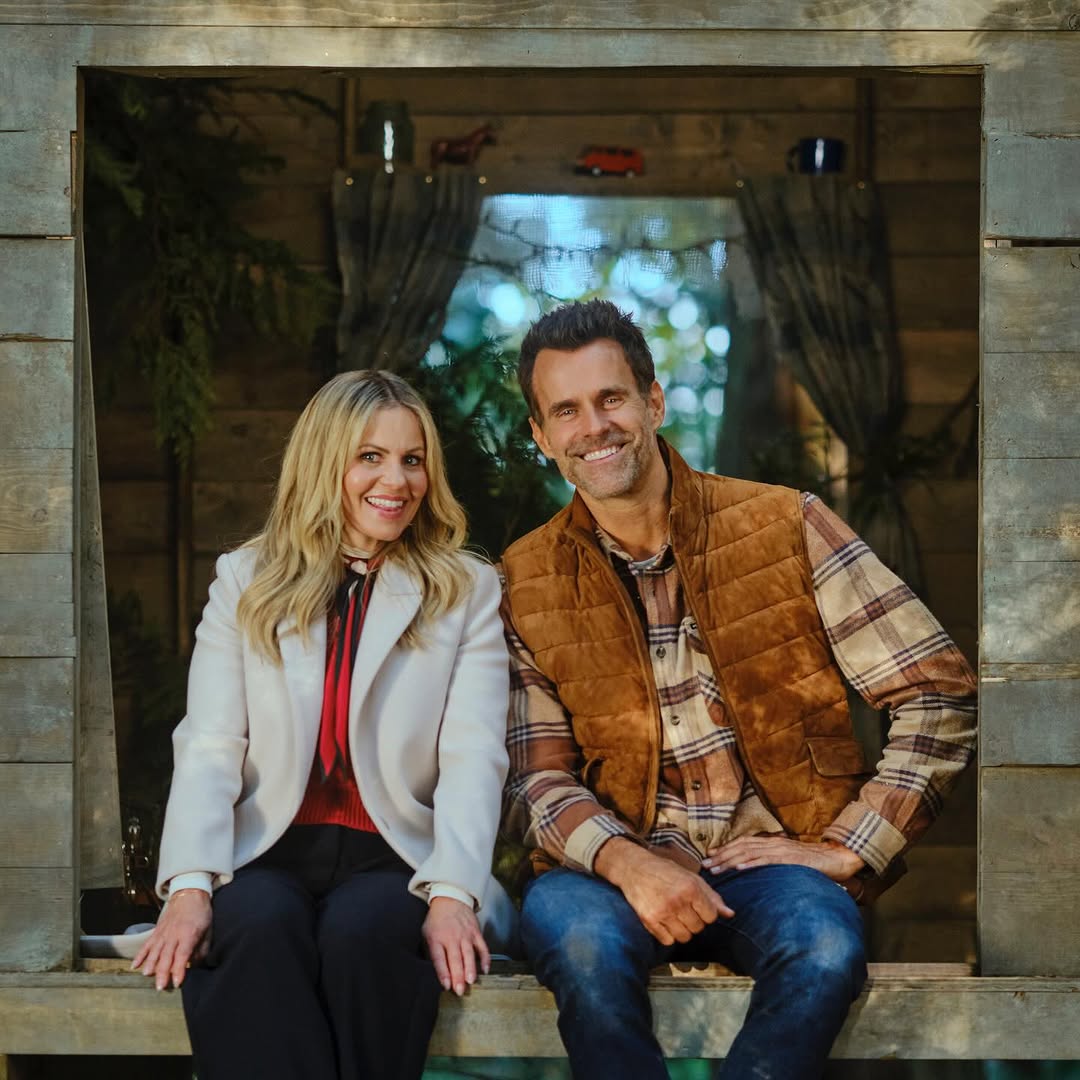 Candace Cameron Bure & Cameron Mathison in Home Sweet Christmas on Great American Family