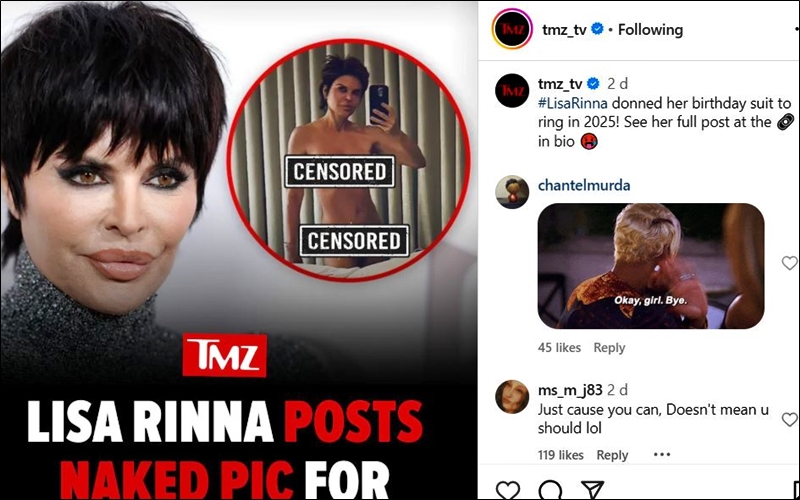 Lisa Rinna Post on Instagram by TMZ