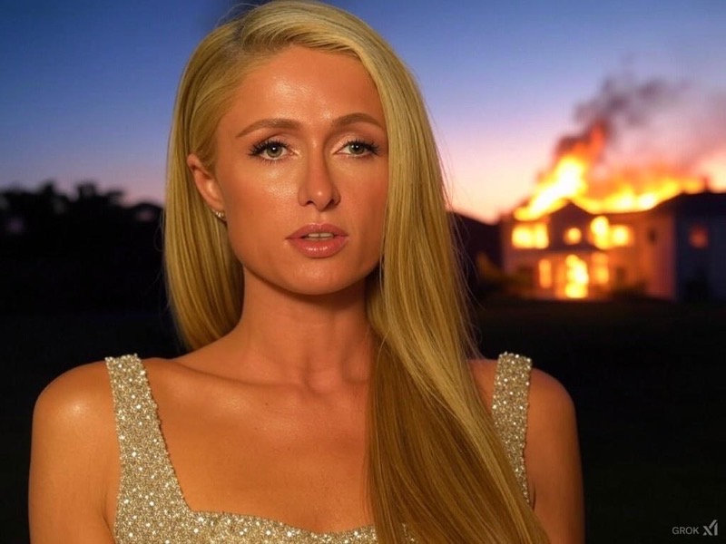 Paris Hilton’s Home Burns Down To The Ground