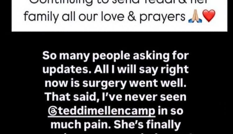 A Message Of Support For Teddi – Instagram