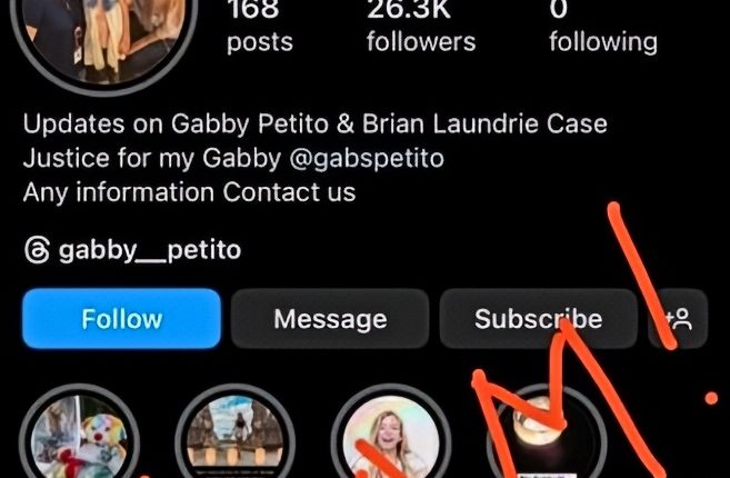 Gabby Petito’s Dad Warns Of Scam Account – Instagram