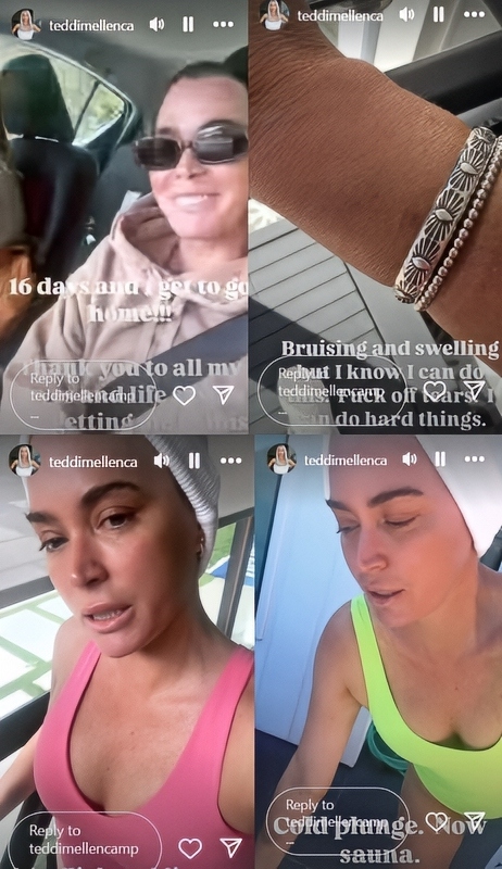 Getting Home and Back To Fitness - @teddimellencamp - Instagram