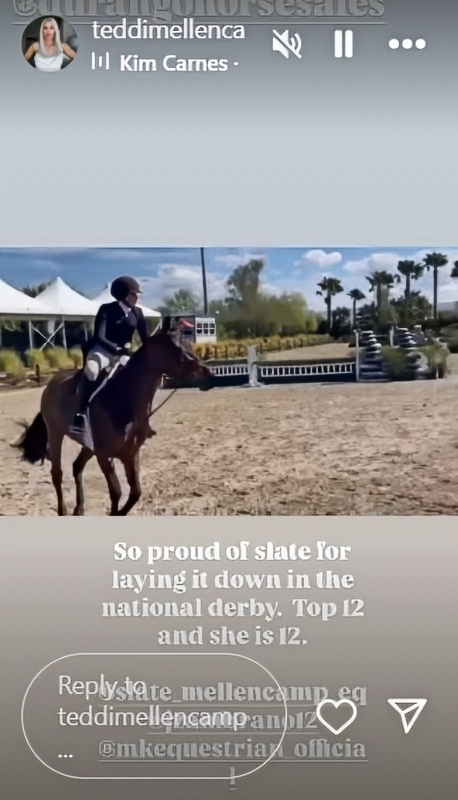 Slate Rides In The National Derby - @teddimellencamp - Instagram