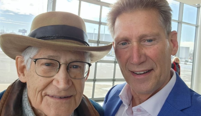 Gerry With His Dad, Everette - Instagram