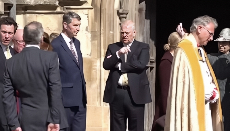 Prince Andrew Attends Easter Service - Sky News - YouTube
