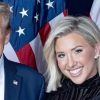 Donald Trump With Savannah Chrisley - Via Savannah - Instagram