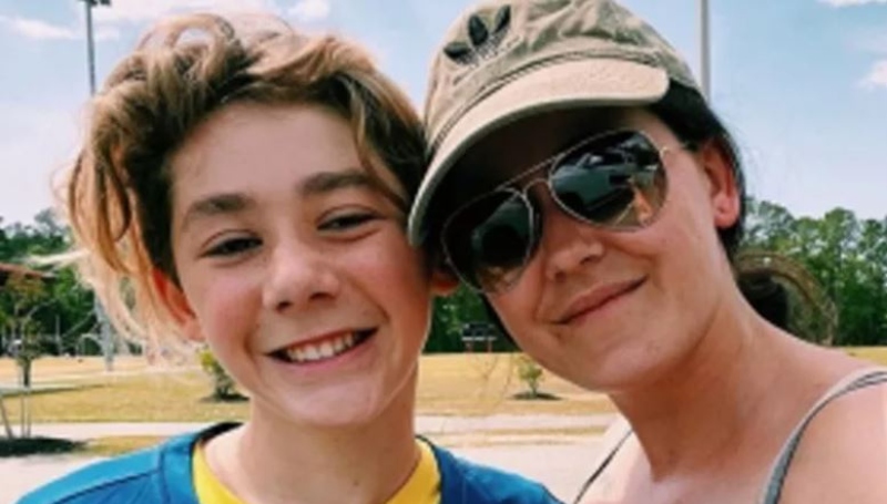 Jace and Jenelle after he left Barbara's custody - Instagram