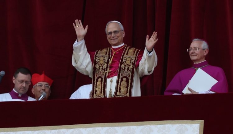 Rome,,Italy,08-05-2025:,The,New,Pontiff,Appears,On,The,Central