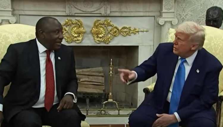 Ramaphosa and Trump Clash – CNBC – YouTube