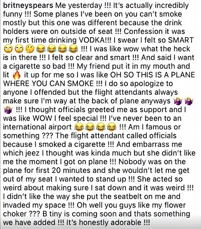 Britney's Response Via TMZ - Instagram