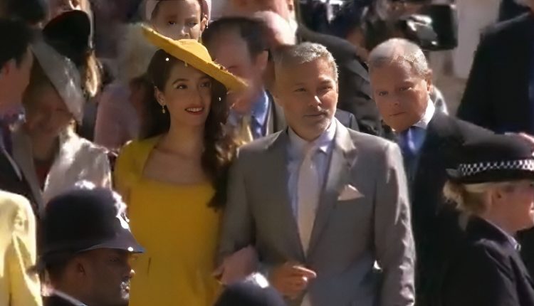 George Clooney arrives at the royal wedding – The RF Channel – YouTube