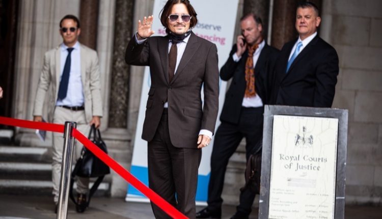London,,Uk,-,July,15th,2020:,Johnny,Depp,Arrives,At