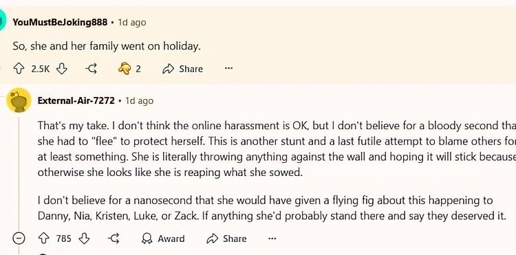 Bravo fans react on Reddit