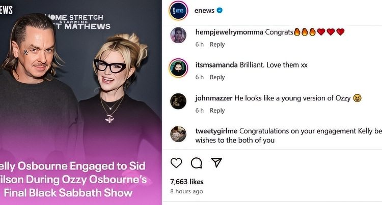 Kelly and Sid got engaged – E News – Instagram