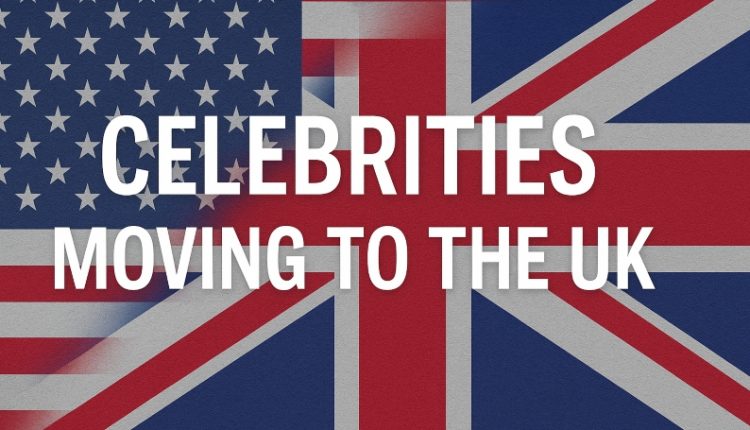 Celebrities moving to the UK – Generic image – AI created