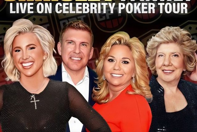 The Chrisleys will be live on CPT in July – @celebritypokertour – Instagram