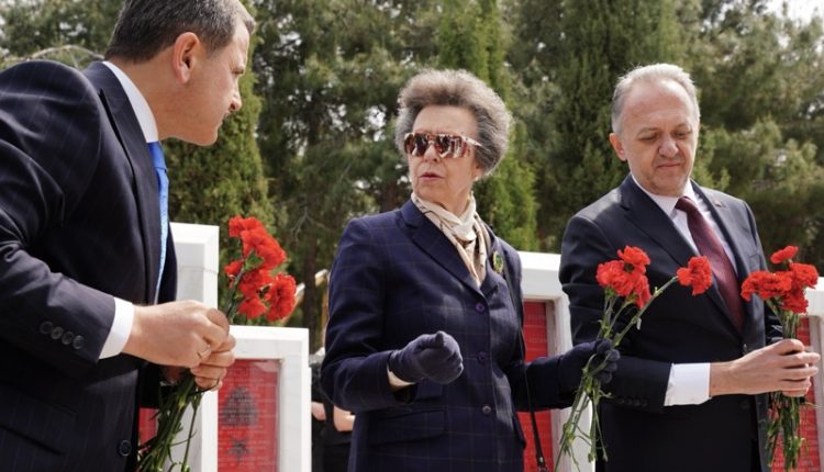 Canakkale,,Turkiye,-,April,24,,2025:,Princess,Royal,Anne,Attends