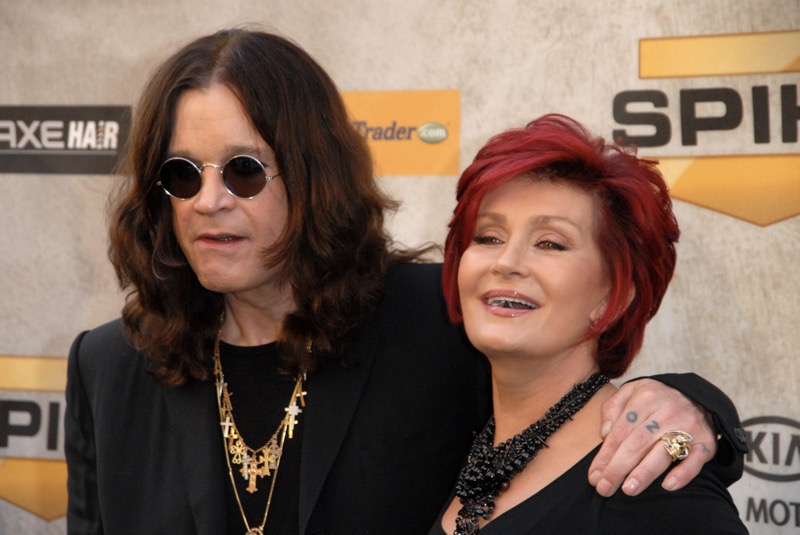 ozzy and sharon osbourne young