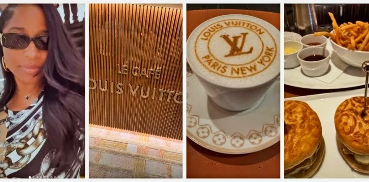 Toya went to dine at Le Cafe Louis Vuitton Instagram