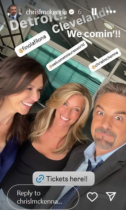 The Detroit event is on a Saturday - chrislmcklenna - Instagram Stories