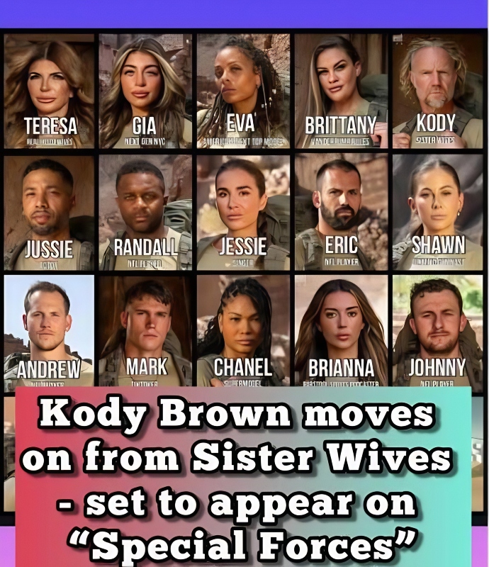 The cast for Special Forces includes Kody - Via Without A Crystal Ball - Instagram