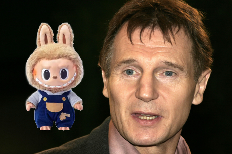 Liam Neeson's Cheeky Response To The Labubu Trend Going Viral