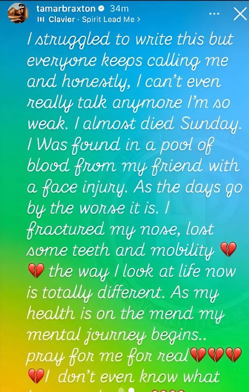 Tamar Braxton - Via Hollywood Unlocked - Instagram