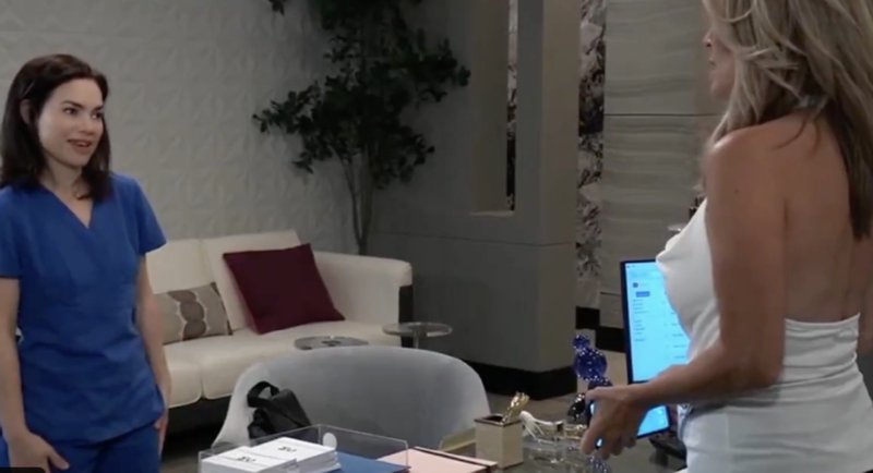 General Hospital Recap Tuesday, September 2: Sonny’s Grim News, Portia’s Heart-To-Heart, Drew Is Shot!