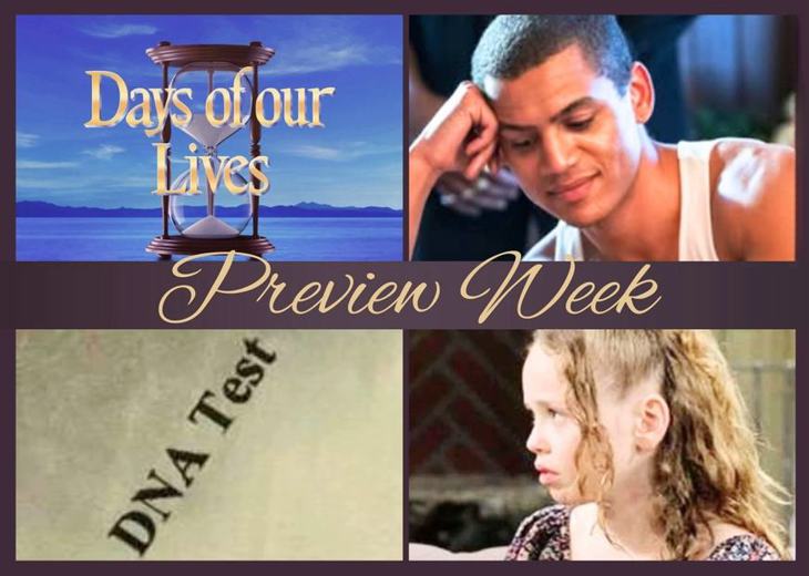 Days Of Our Lives Preview Week Of Sept 8: Theo Returns, Baby’s Secret DNA Test, Rachel Confesses