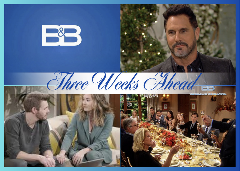 The Bold And The Beautiful Spoilers Three Weeks Ahead: Surprising Thanksgiving, Bill’s Shocking New Hire & Wedding Prep Chaos