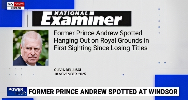 The article about Andrew via Sky News Australia