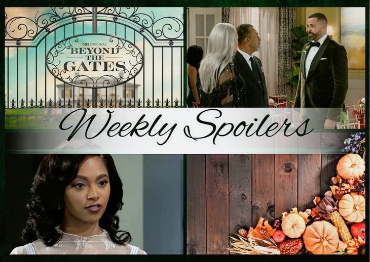 Beyond The Gates Spoilers Week Of November 24-28: Bill Leans On Duprees, Kat’s Caught Off Guard, Thanksgiving Drama