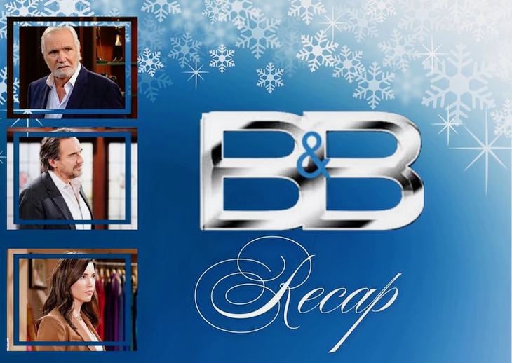 The Bold And The Beautiful' Recap Monday, December 8: Eric’s Stapler Grab, Ridge's Weak Explaination, Steffy’s Design Discovery