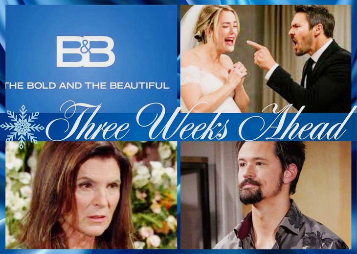 The Bold And The Beautiful Spoilers Next 3 Weeks: Lope’s Wedding Chaos, Sheila’s Sad Christmas, Thomas’ Timely Return